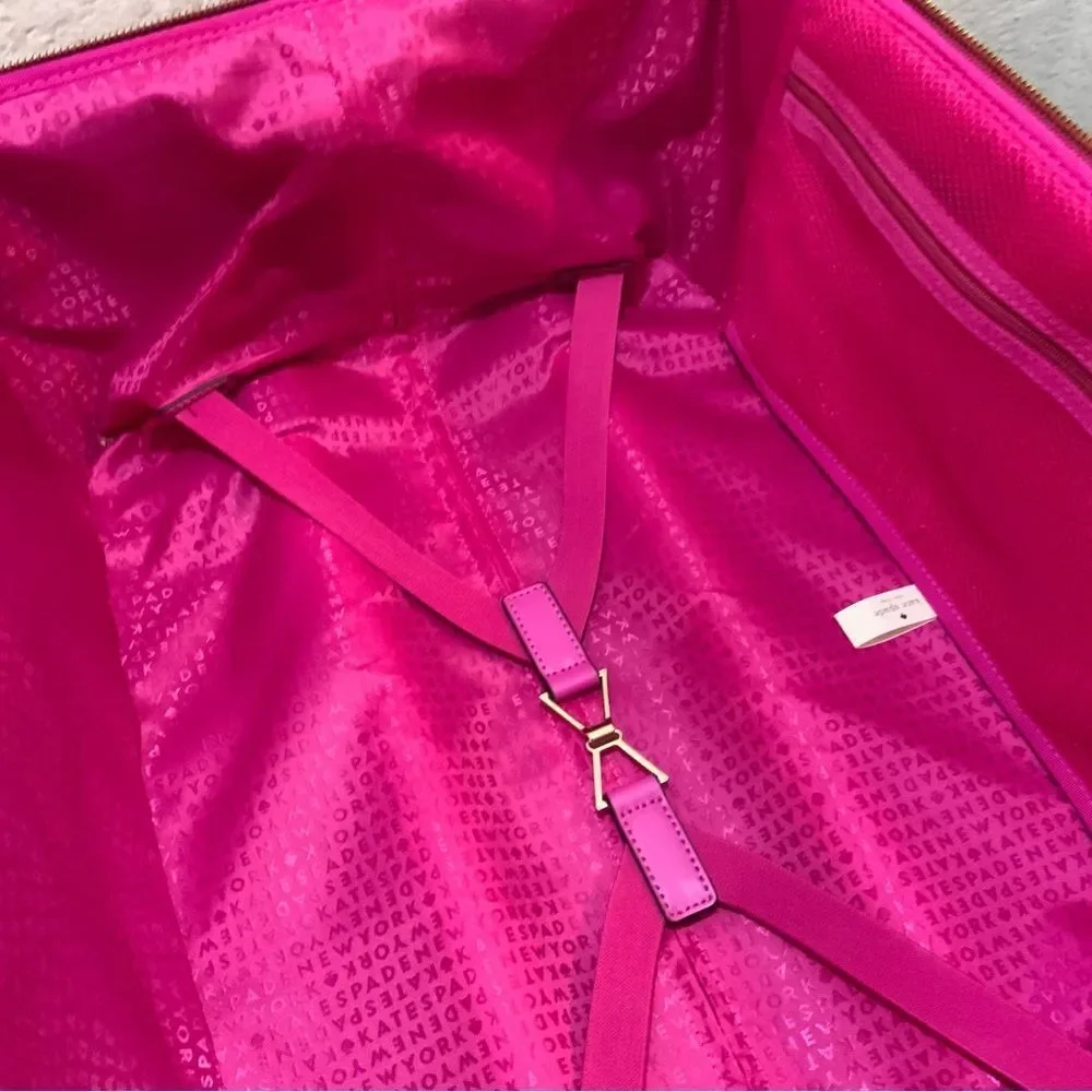 Kate spade carryon roller in pink